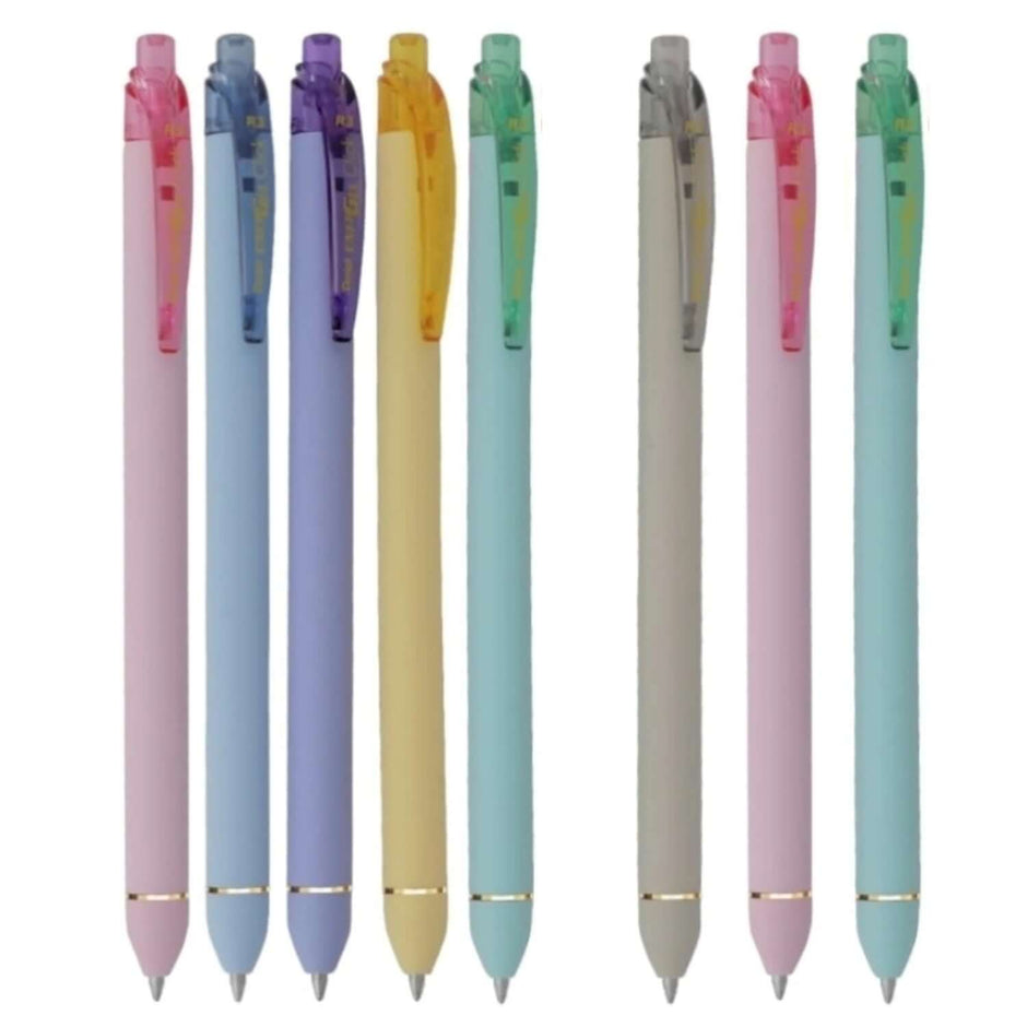 Pentel Energel Click BL437R3 Roller Gel Pen | Quick Dry Ink For Smudge-Free Writing in various colors.