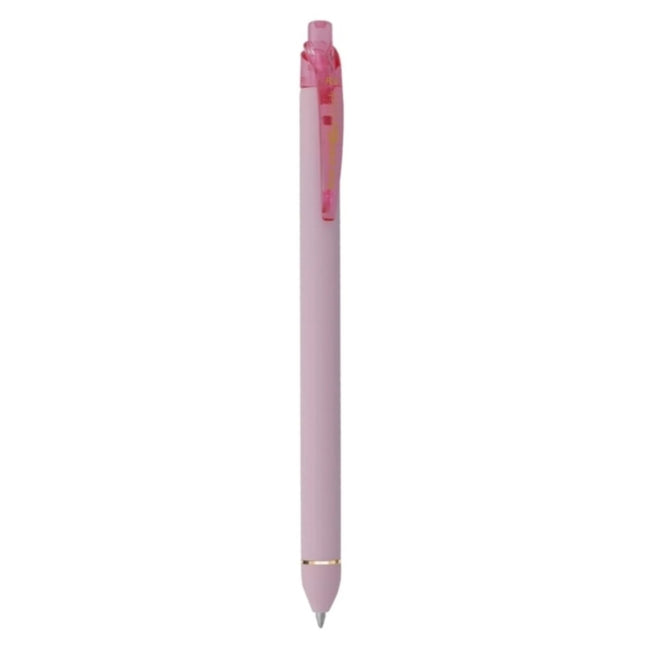 Pentel Energel Click BL437R3 Roller Gel Pen | Quick Dry Ink For Smudge-Free Writing in pink color.