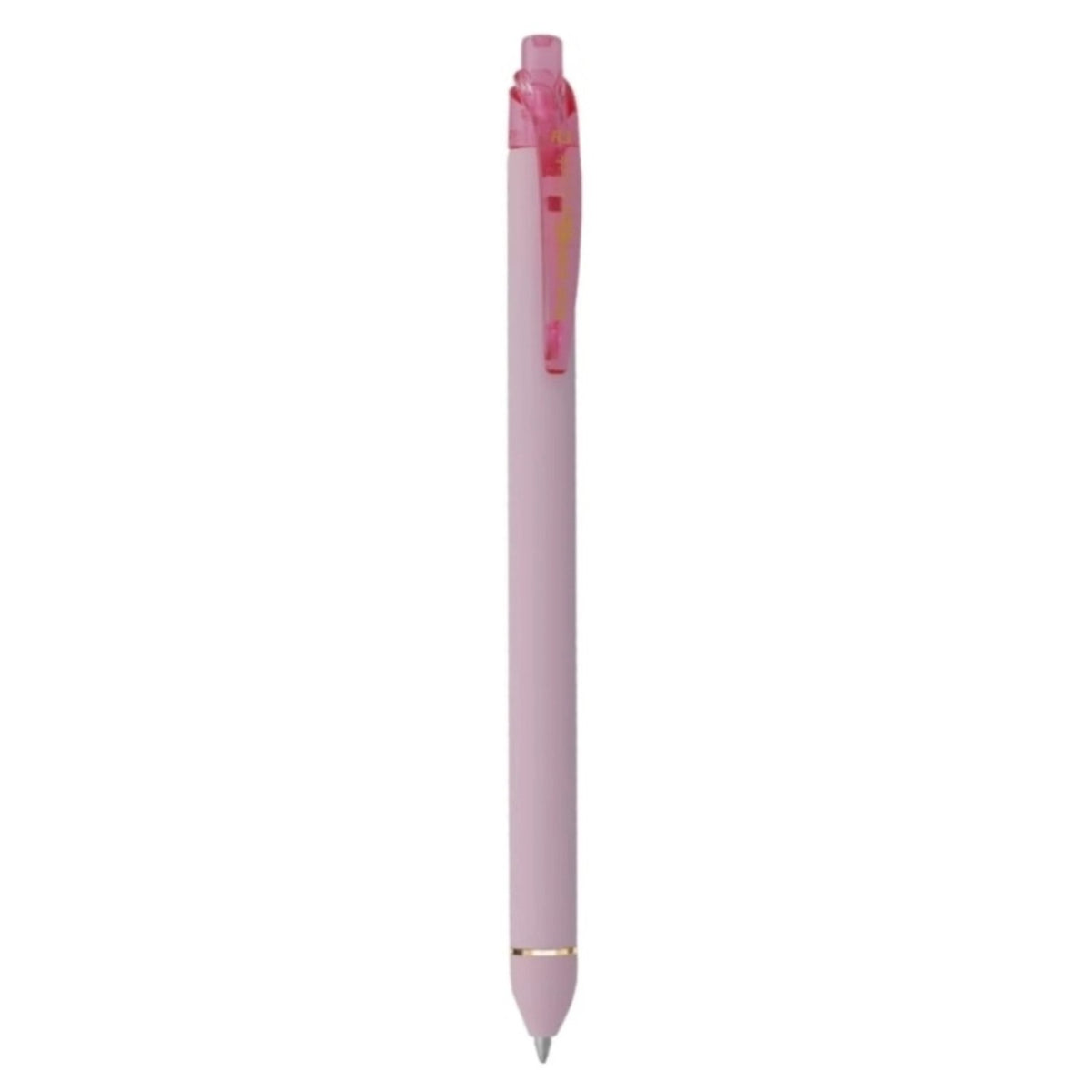 Pentel Energel Click BL437R3 Roller Gel Pen | Quick Dry Ink For Smudge-Free Writing in pink color.