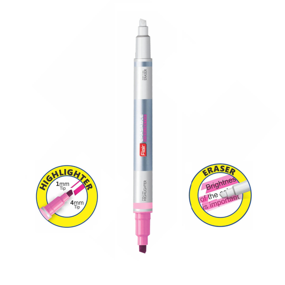 Flair Erasable Highlighter Set of 5 Shades