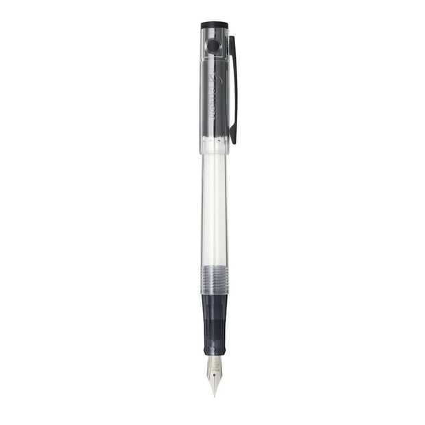 Pilot Explorer Fountain Pen FP-EX3 with clear body and stainless steel nib for smooth writing.
