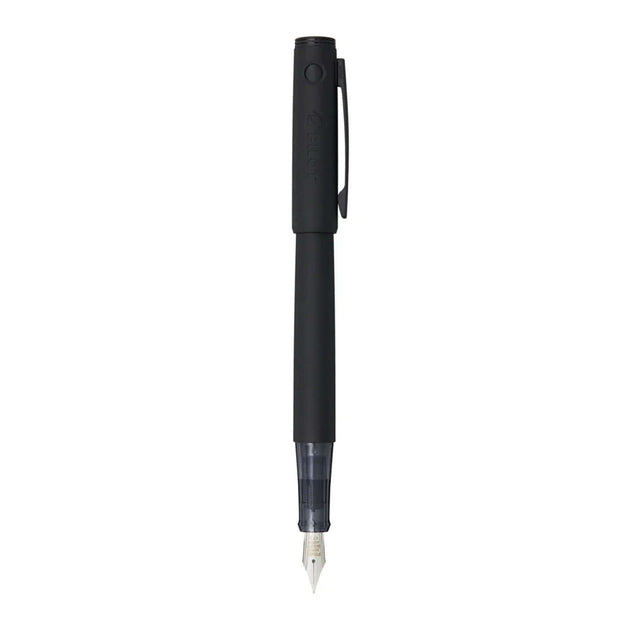 Pilot Explorer Fountain Pen FP-EX3 in matte black finish with stainless steel nib for smooth writing.