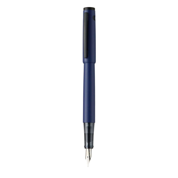 Pilot Explorer Fountain Pen FP-EX3 in blue with stainless steel nib and snap cap design.
