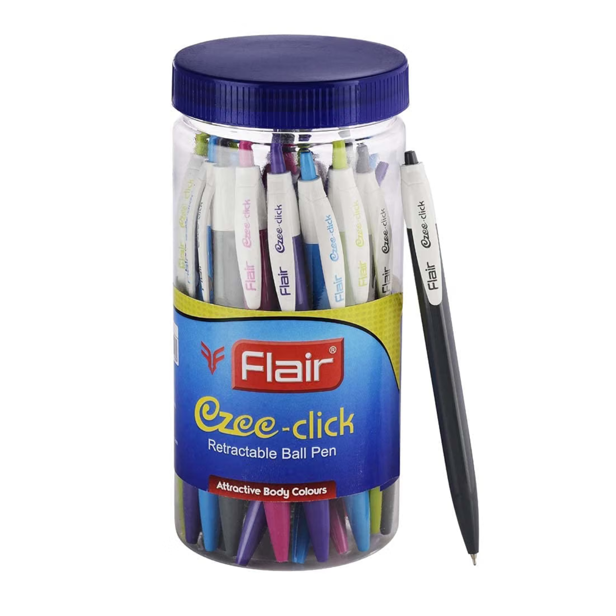 Flair Ezee Click Ball Pen | Ink Colour - Blue