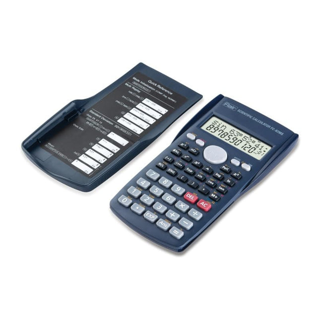 Flair FC-82MS Scientific Calculator | 240 Functions and 2 Line Display with dual-line display and function guide.
