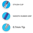 Flair Xtra Mile Ball Pen | Ink Colour - Blue