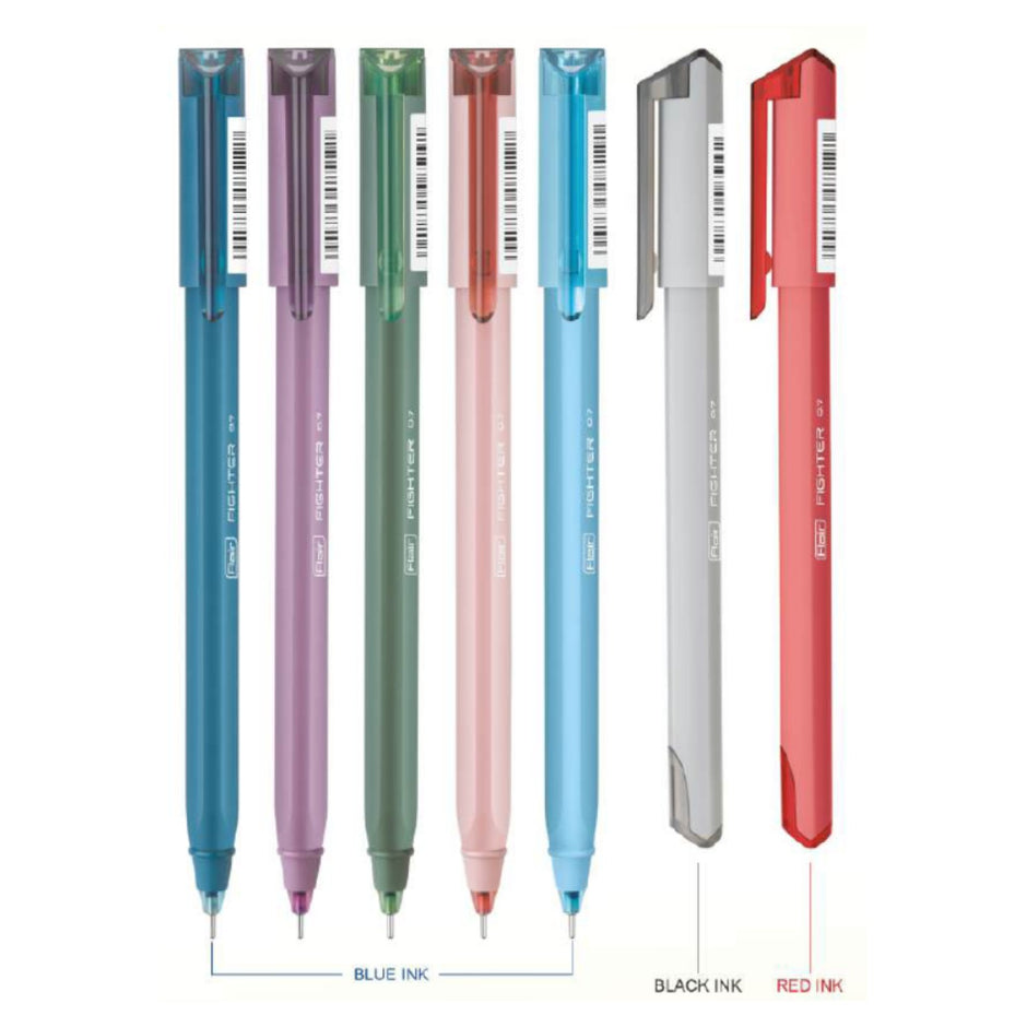 Flair Fighter Ball Pen | Ink Colour - Blue, Black and Red