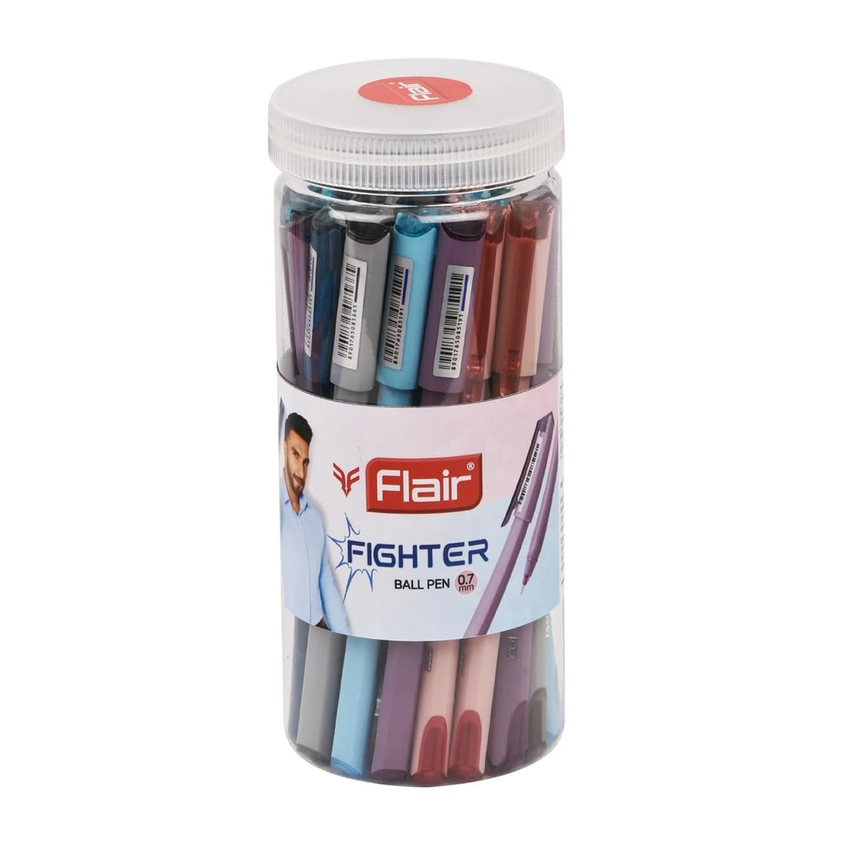 Flair Fighter Ball Pen | Ink Colour - Blue, Black and Red