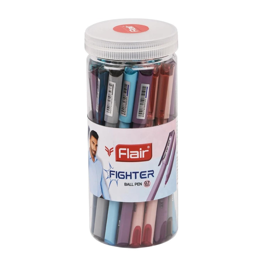 Flair Fighter Ball Pen | Ink Colour - Blue, Black and Red