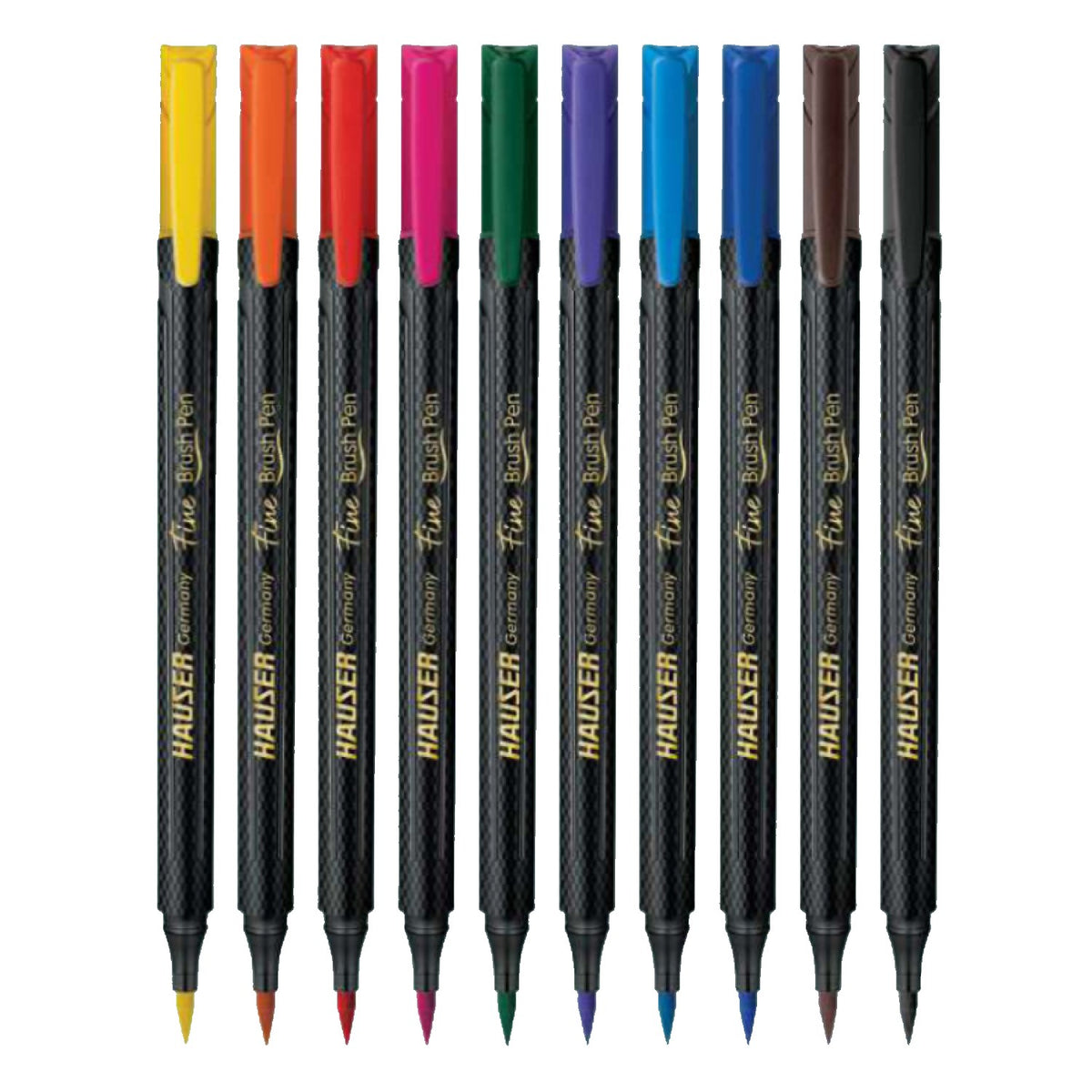 Hauser Artz Fine Brush Pen | Set of 10 Shades