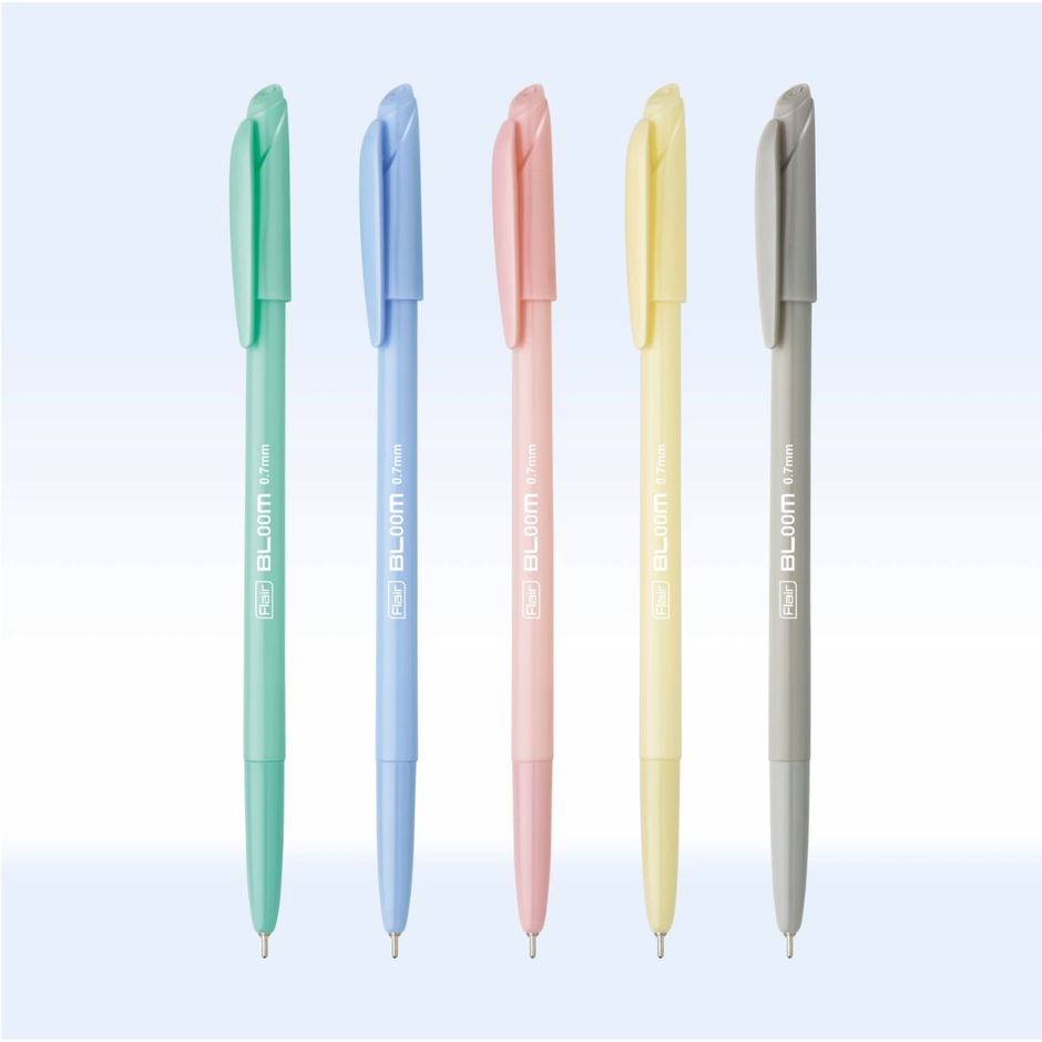 Flair Bloom Ball Pen | Pack of 50 | Ink Colour - Blue