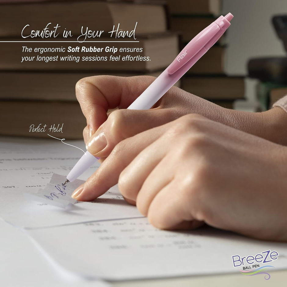 Flair Breeze Ball Pen | Pack of 25 | Ink Colour - Blue
