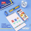 Flair Creative Disney Mickey 30 Kit | Stationery Kit of 4 Items showcasing eco-friendly stationery items and vibrant drawings.