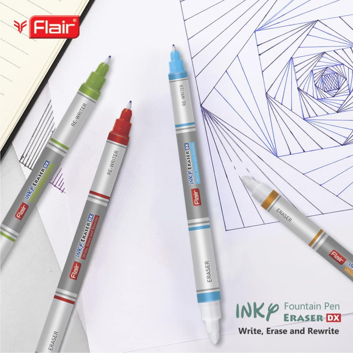 Flair Inky Eraser DX Pen | Ink Colour - Blue