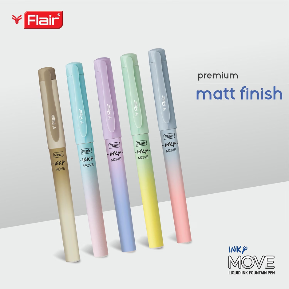 Flair Inky Move Fountain Pen | Includes 2 Cartridges