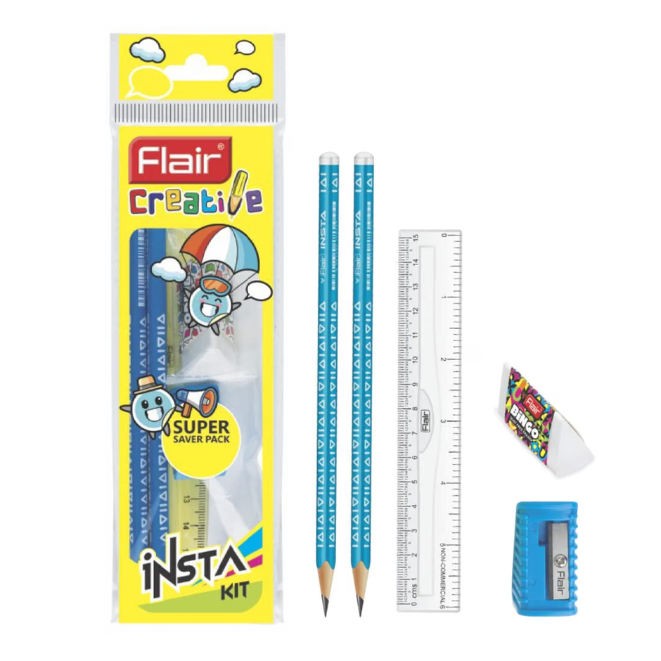Flair Creative Insta Kit | Stationery Kit of 4 Items