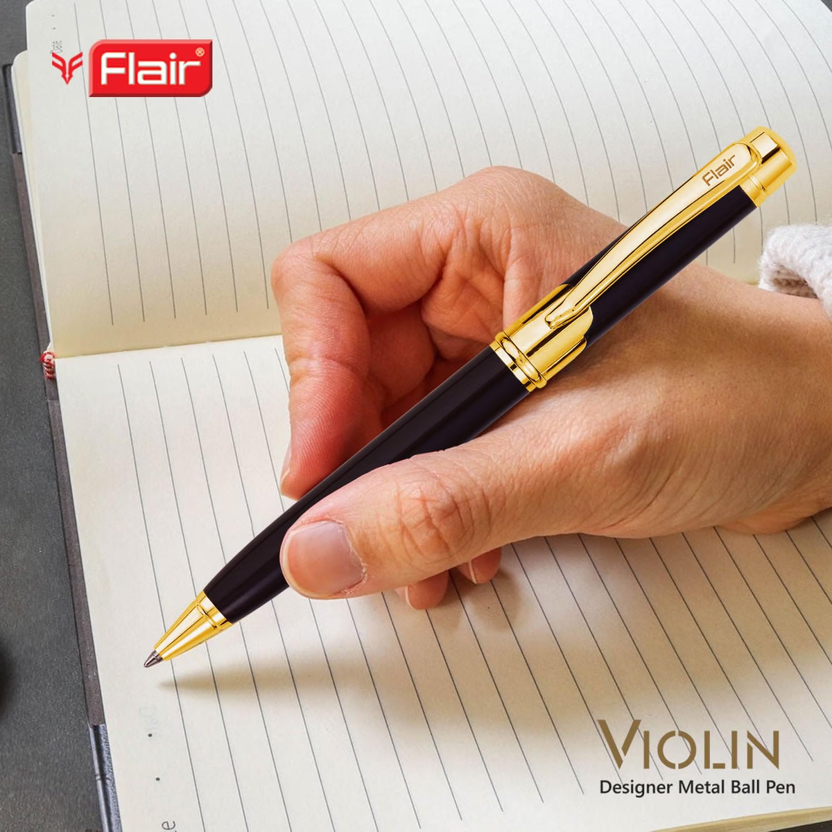 Flair Platinum Violin Ball Pen | Ink Colour - Blue