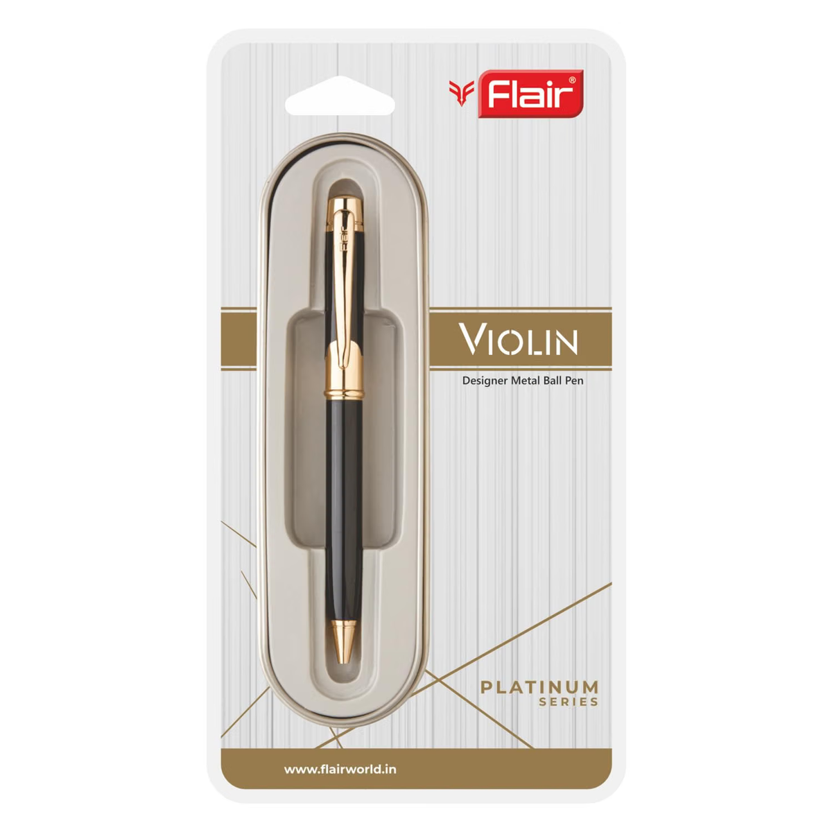 Flair Platinum Violin Ball Pen | Ink Colour - Blue