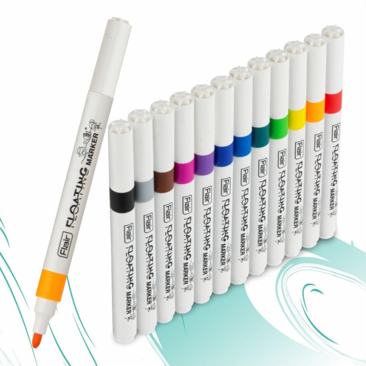 Flair Creative Floating Marker | Set Of 12 Shades