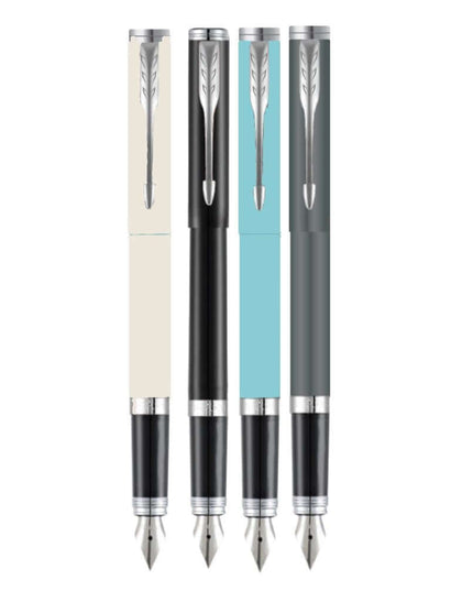 Parker Folio Standard Chrome Trim Fountain Pen
