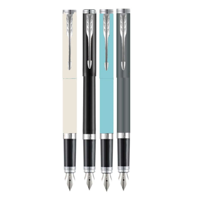 Parker Folio Standard Chrome Trim Fountain Pen