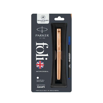Parker Folio Roller Ball Pen | Ink Colour - Blue