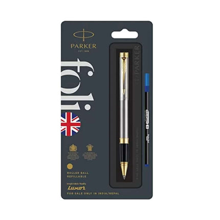 Parker Folio Roller Ball Pen | Ink Colour - Blue