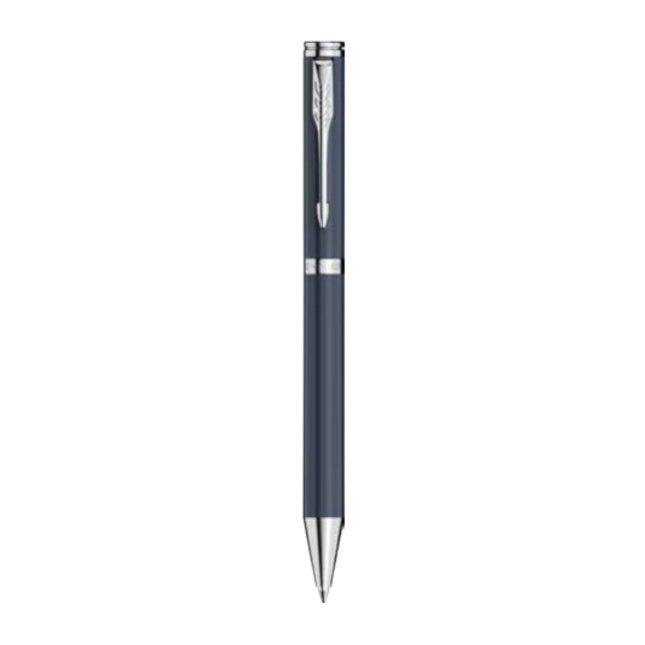Parker Folio Standard Chrome Trim Ball Pen | Ink Colour - Blue
