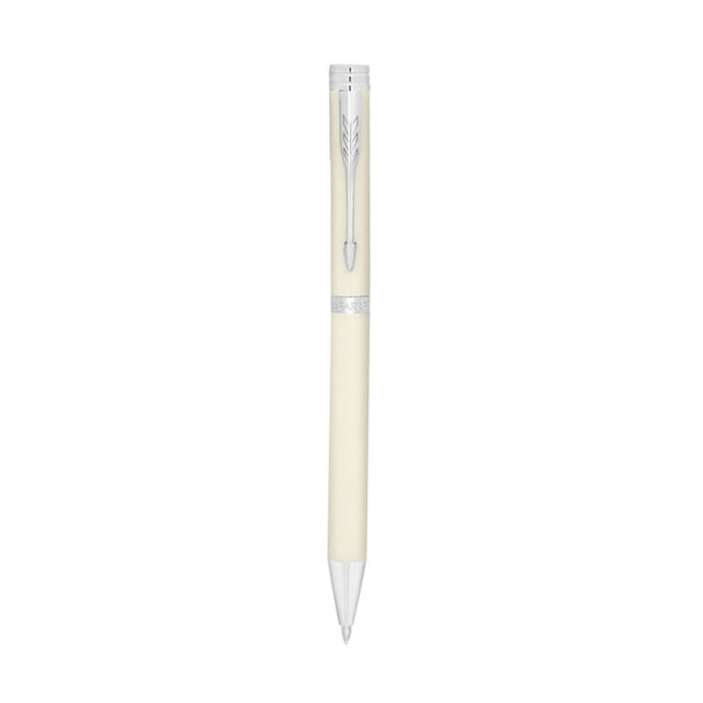 Parker Folio Standard Chrome Trim Ball Pen | Ink Colour - Blue