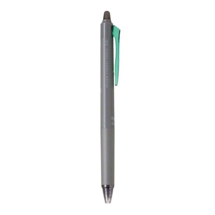 Pilot Frixion Synergy Knock 05 Roller Ball Pen with Inbuilt Eraser in gray color