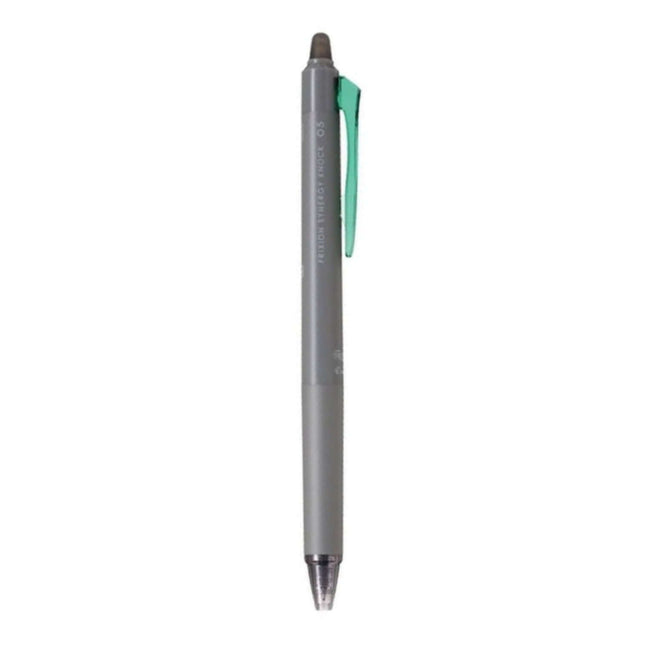 Pilot Frixion Synergy Knock 05 Roller Ball Pen with Inbuilt Eraser in gray color