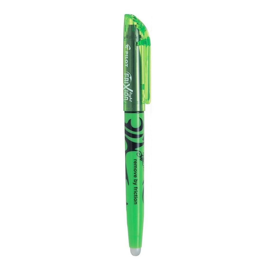 Pilot Frixion Light Highlighters Assorted Colours - Green highlighter with eraser for clean corrections.