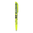 Pilot Frixion Light Highlighters Assorted Colours - yellow highlighter pen with eraser top.