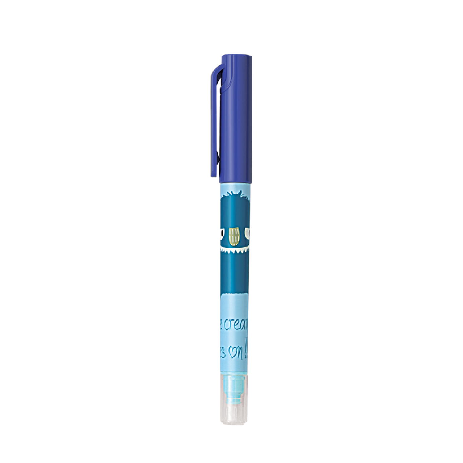 Unomax Funky Fountain Pen | 2 in 1 with Eraser | Includes 4 Ink Cartridges