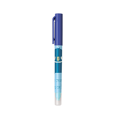 Unomax Funky Fountain Pen | 2 in 1 with Eraser | Includes 4 Ink Cartridges