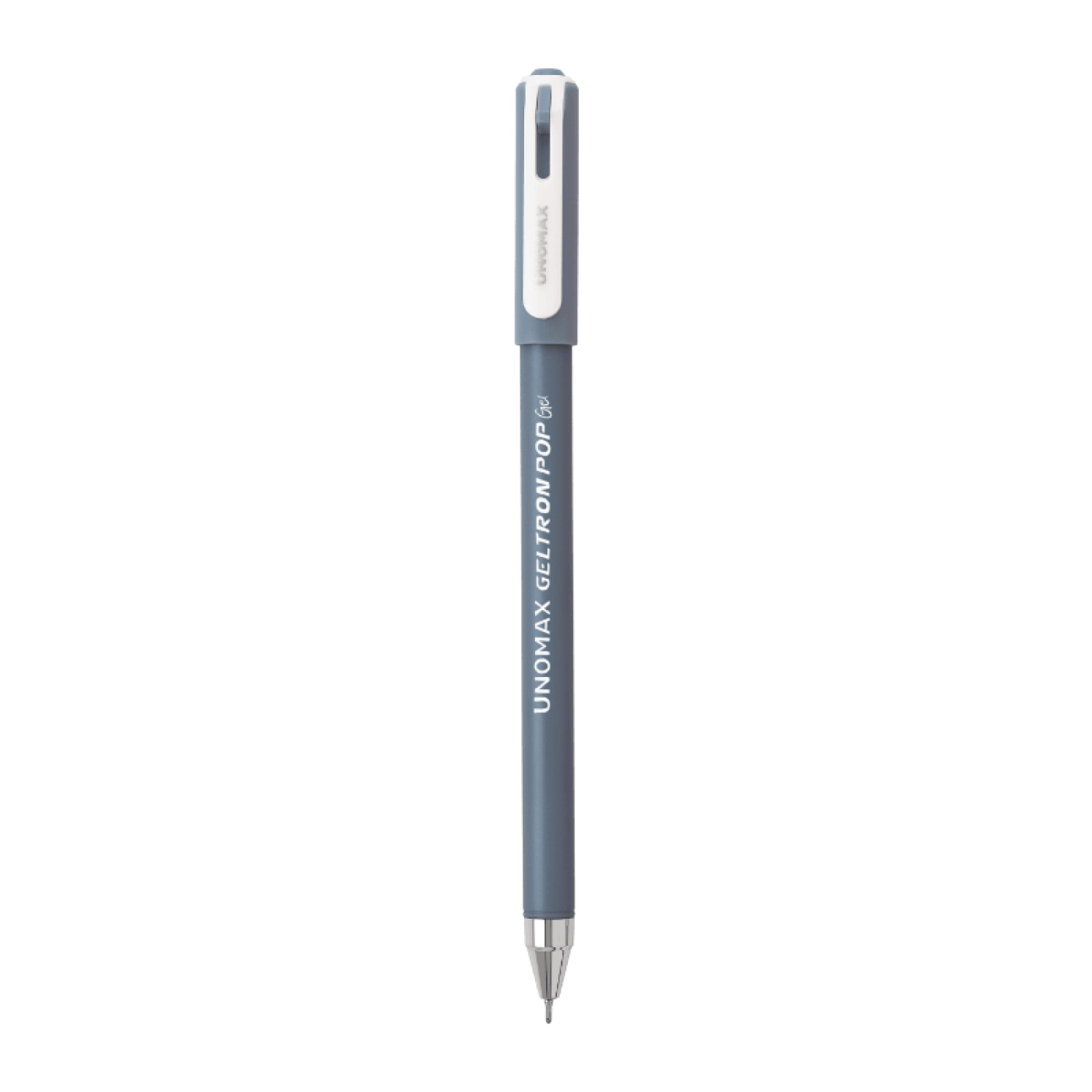 Unomax Geltron Pop Gel Pen | Waterproof Ink | Ink Colour - Blue, Black and Red - pastel blue design