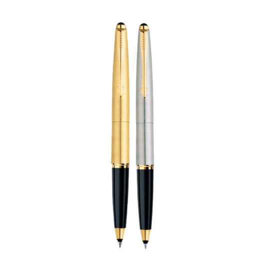 Parker Galaxy Gold Trim Roller Ball Pen | Ink Colour - Blue