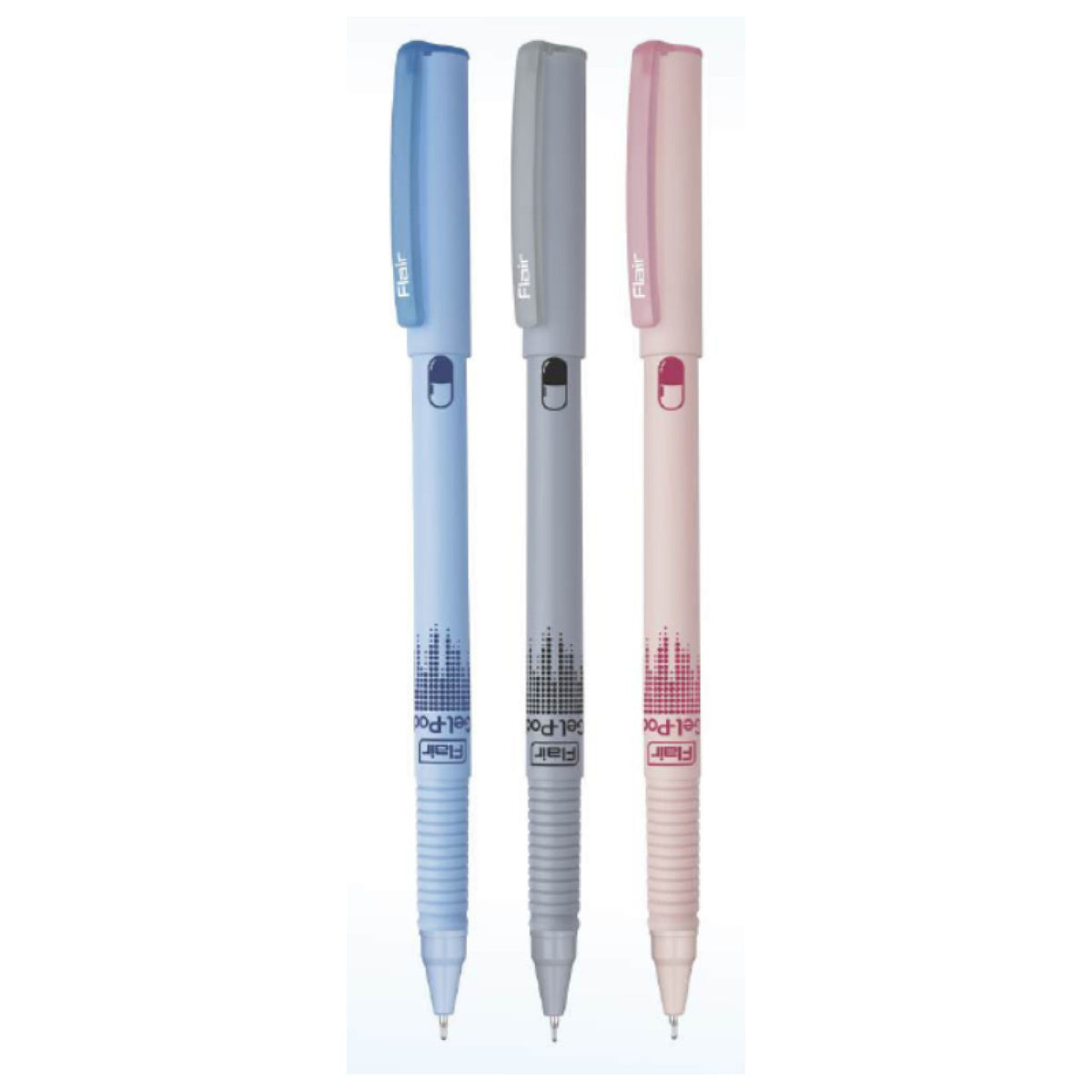 Flair Gel-Pod Gel Pen | Ink Colour - Blue, Black and Red