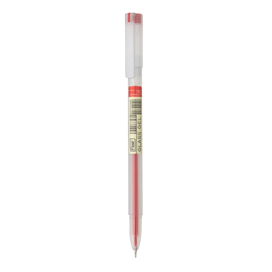 Flair Glass Gel Pen | Ink Colour - Blue, Black and Red
