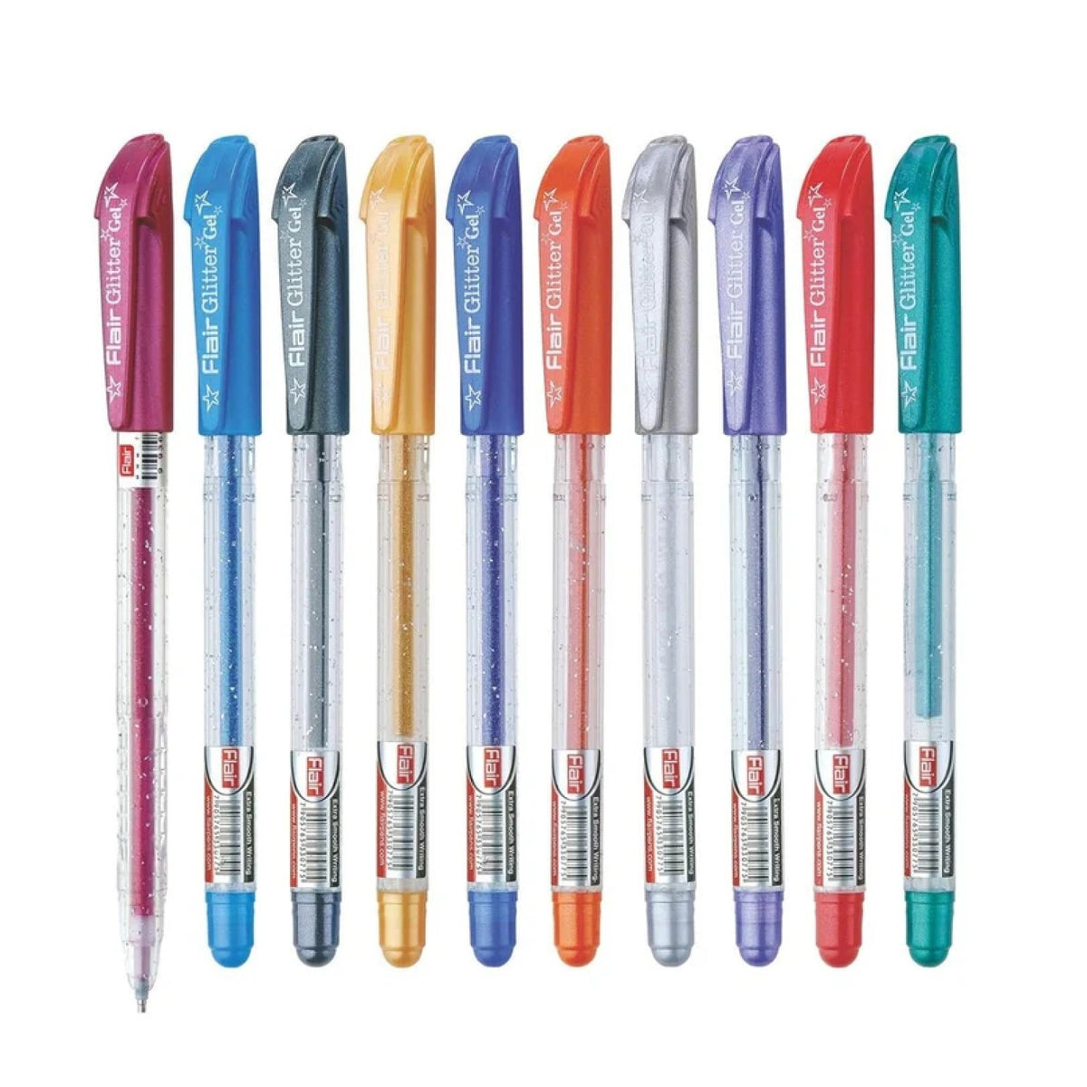 Flair Glitter Xtra Sparkle Gel Pen Set of 10 Shades