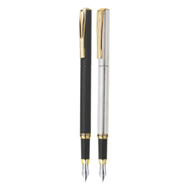 Pierre Cardin Golden Eye Fountain Pen | Includes Converter and 2 Cartridges