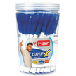 Flair Grip-X Ball Pen | Pack of 50 | Ink Colour - Blue