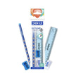 DOMS Groove Plus Pencil Kit | For Dark & Neat Writing | Includes Pencil, Sharpner, Scale & Eraser