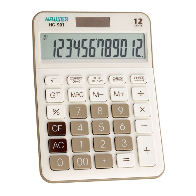 Hauser HC-901 12 Digits Desktop Calculator