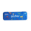 Doms Harry Potter Metal Pencil Box with vibrant designs, perfect for organizing stationery for young students.