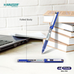 Hauser Active Ball Pen | Pack of 25 | Ink Colour - Blue and Black