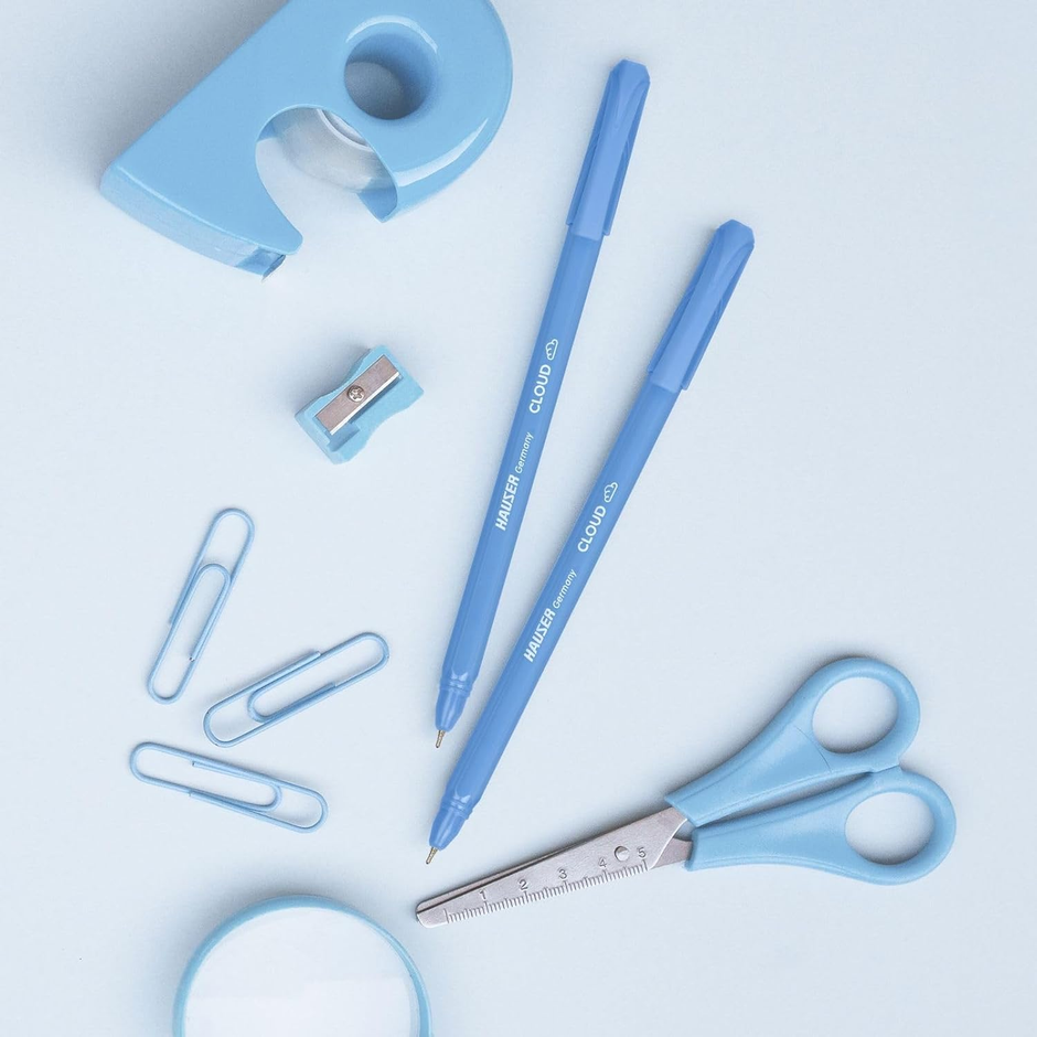 Hauser Cloud Ball Pen | Pack of 50 | Ink Colour - Blue
