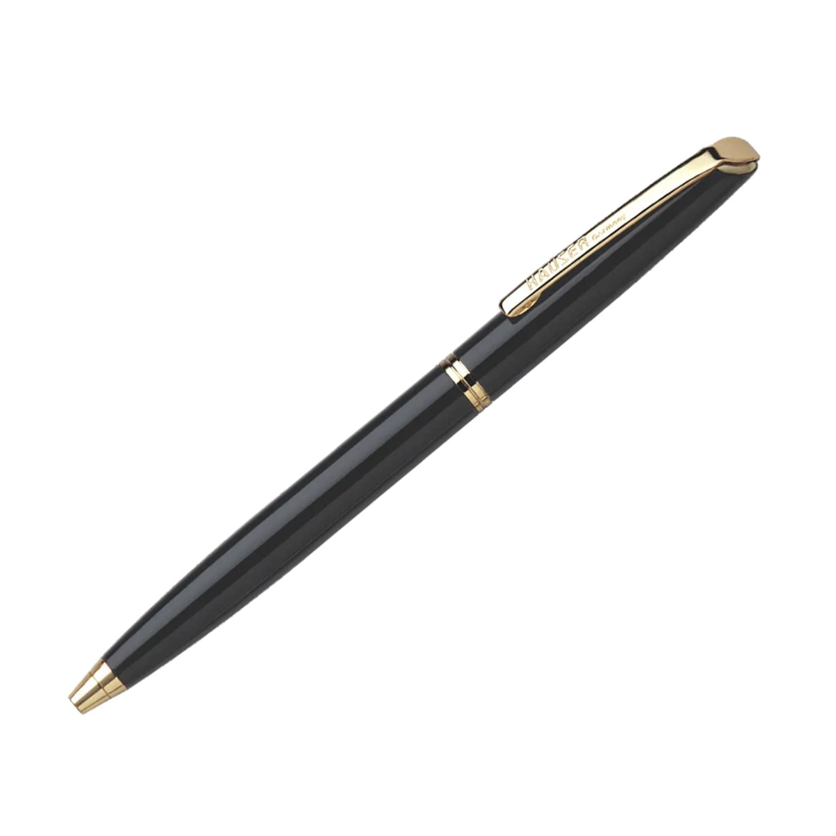 Hauser Dignity Black & Gold Ball Pen | Ink Colour - Blue