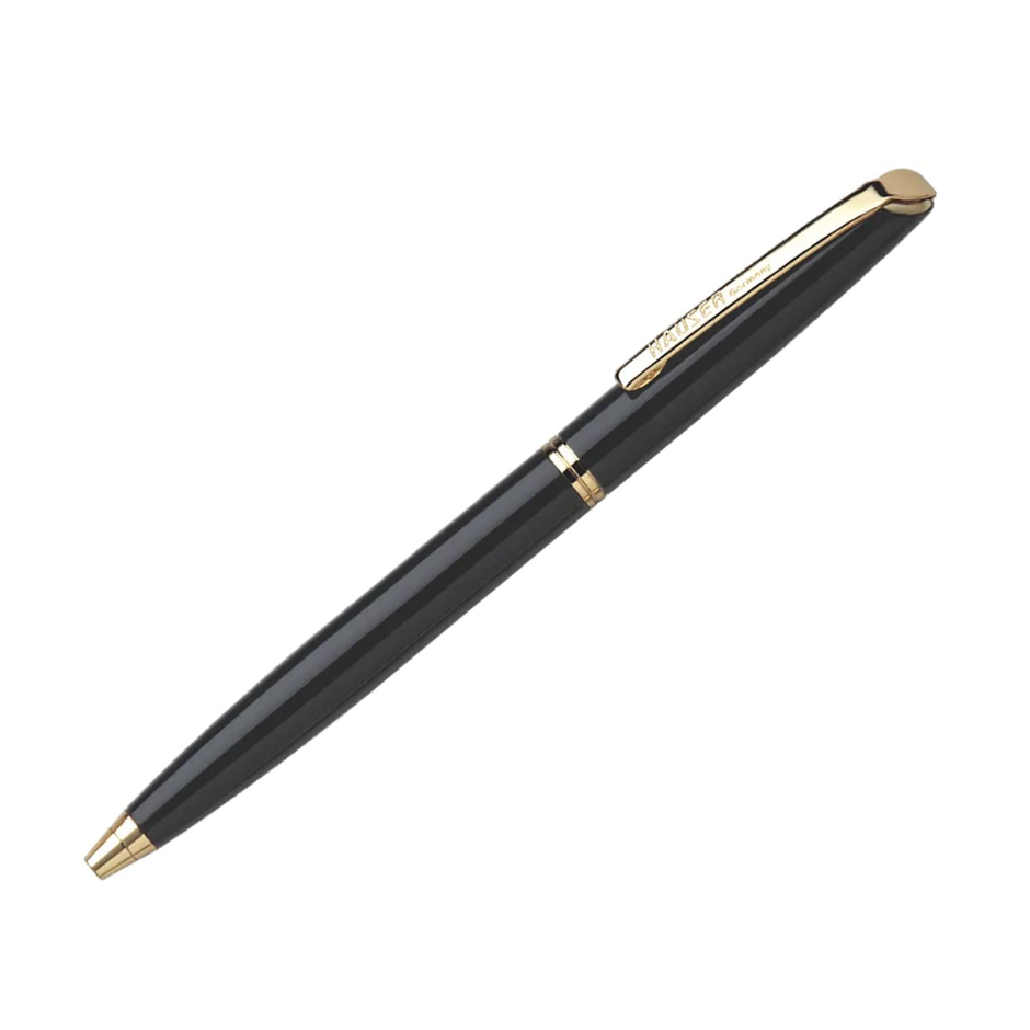 Hauser Dignity Black & Gold Ball Pen | Ink Colour - Blue