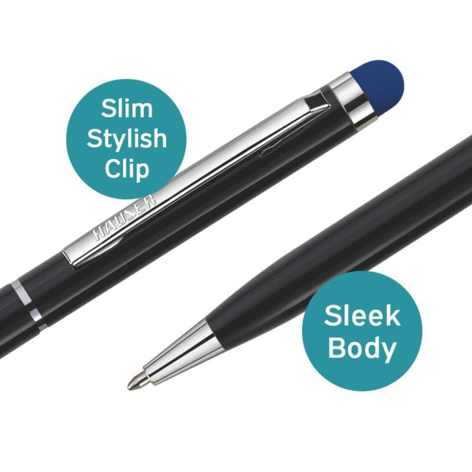 Hauser Duet Stylus Ball Pen | Ink Colour - Blue